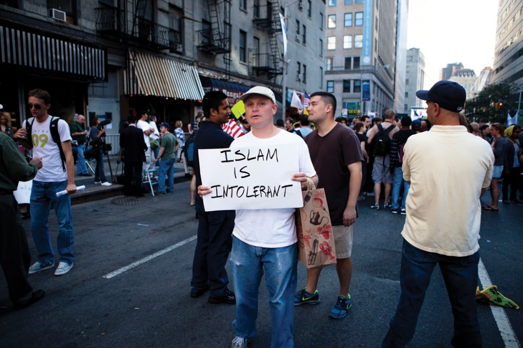 9/11 Ground Zero mosque protest. September 11, 2010. Dan Nguyen/Flikr