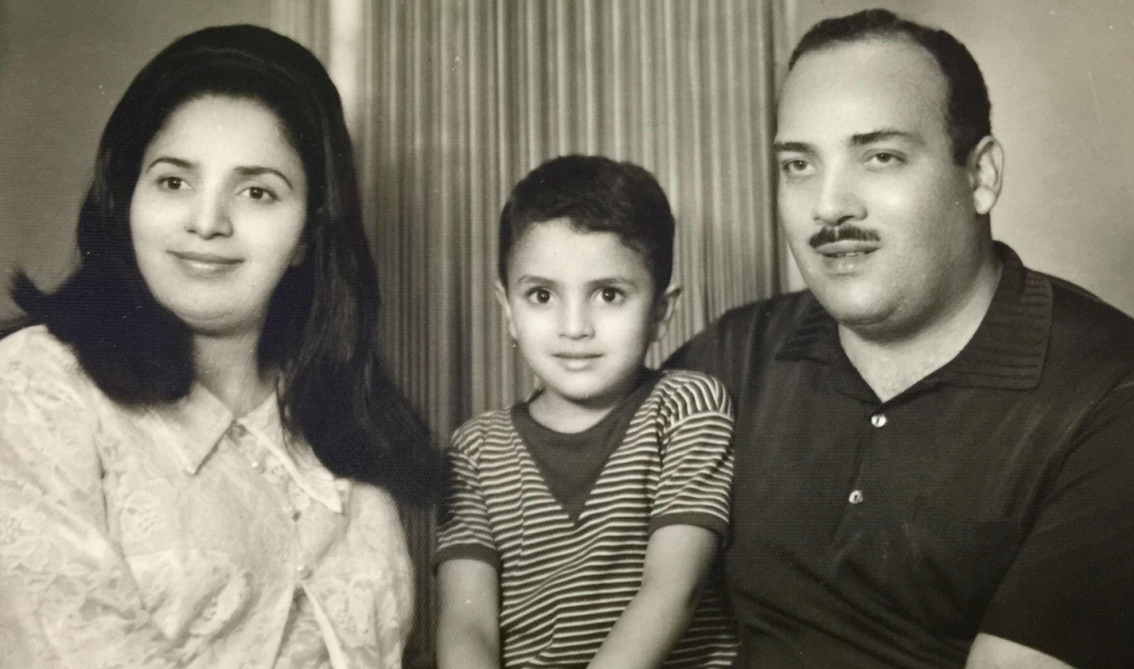Formative years - Dr. Maher and Dr. Ragaa with their son, Gasser, in Cairo, Egypt (circa 1967)