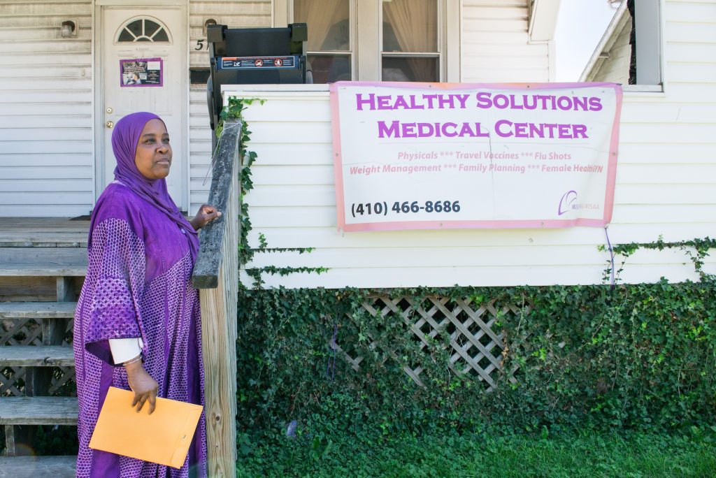 Hanif first founded the Healthy Solutions clinic with her first paychecks doing physicals. She later moved it into the shelter she opened.