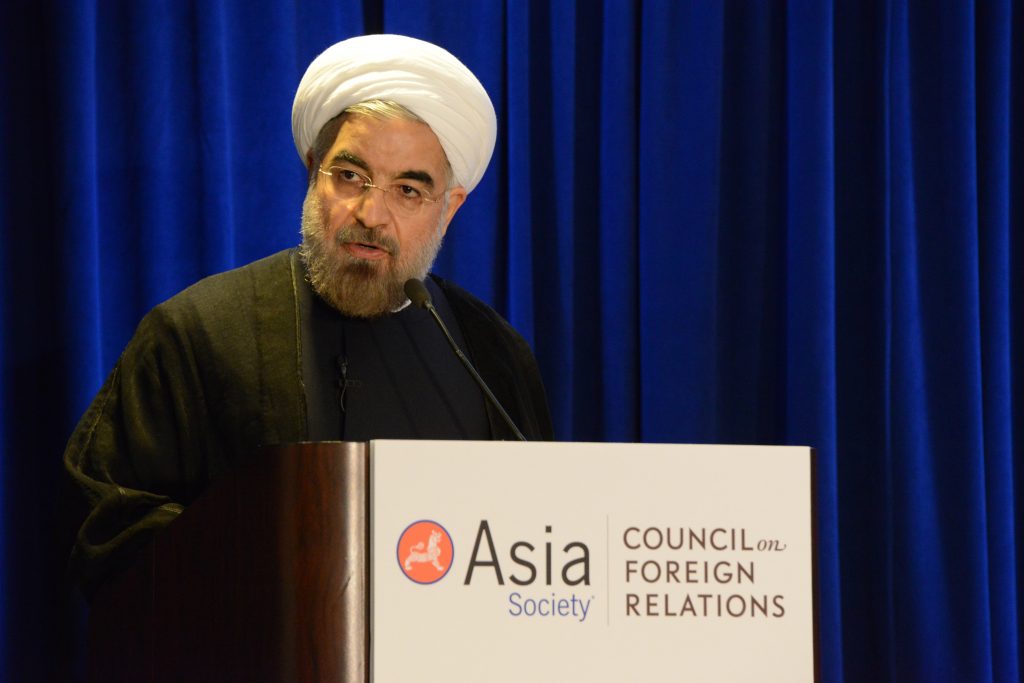 Hassan Rouhani in 2013. >Asia Society/Flickr