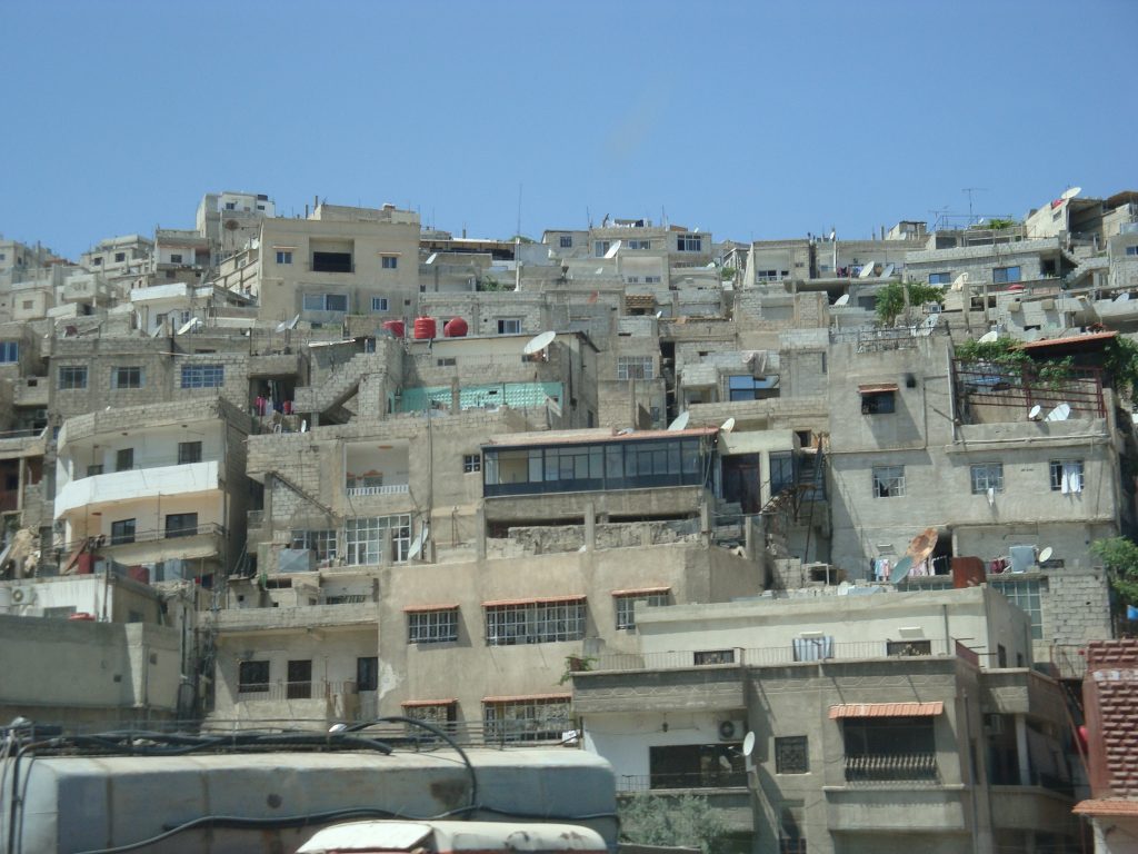 A Palestinian refugee camp outside Damascus. >Flickr/Michael-Ann Cerniglia