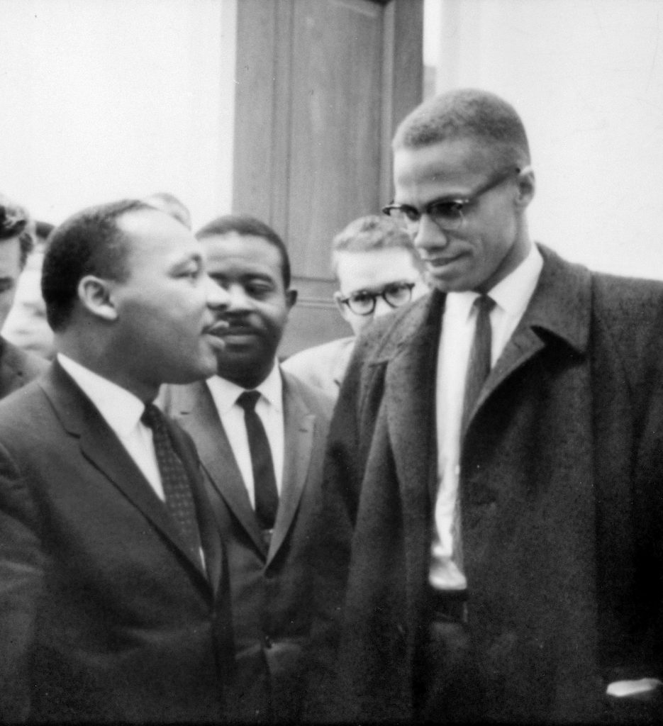 Martin Luther King Jr. and Malcolm X >Wikimedia Commons/Marion S. Trikosko