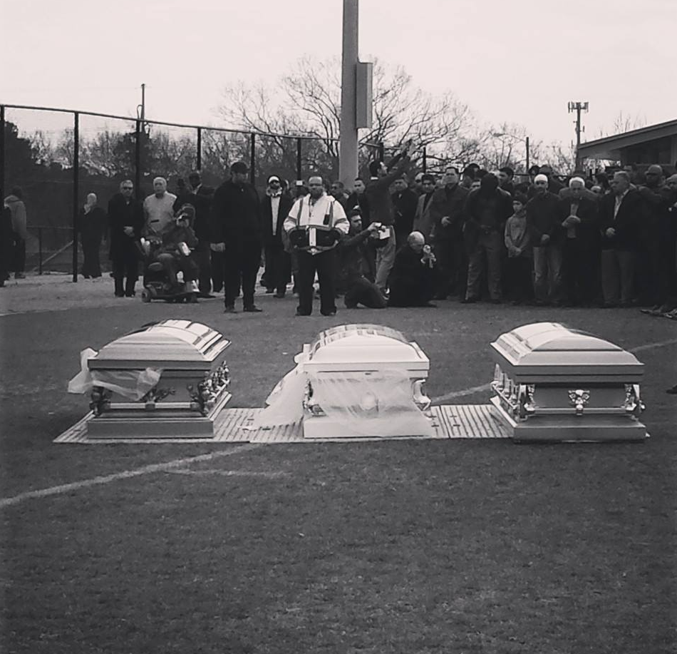 Laid To Rest: Powerful Images by Friend and Family from The Burial in Chapel Hill